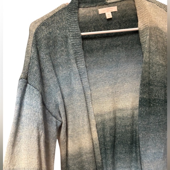 LC Lauren Conrad Sweaters - LC Lauren Conrad Ombre Cardigan in Blue and Gray